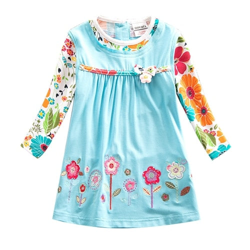 Girls T-shirt Children t Shirts Kids Flower t-shirt Girls Long Sleeve Tops Girls T Shirt Child Clothing Kids Cotton Shirts F4908