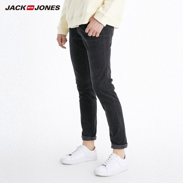 JackJones Stretch Cotton Corduroy Slim Pants basic Menswear 219114557