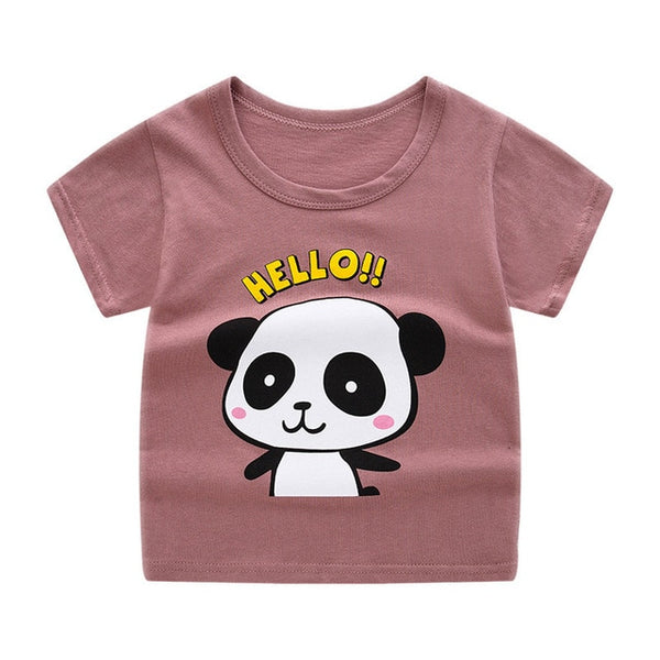 Children's short sleeve t-shirt cotton t-shirts boy kid boys and girls tops shirts children's Tshirt summer Tshirts