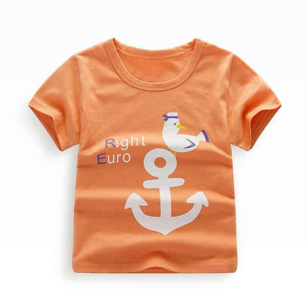 Children's short sleeve t-shirt cotton t-shirts boy kid boys and girls tops shirts children's Tshirt summer Tshirts