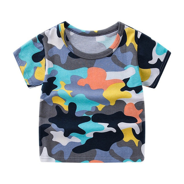 Children's short sleeve t-shirt cotton t-shirts boy kid boys and girls tops shirts children's Tshirt summer Tshirts