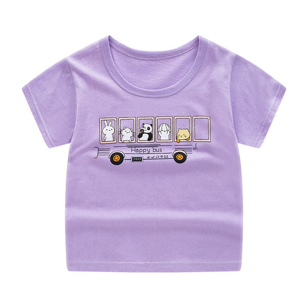 Children's short sleeve t-shirt cotton t-shirts boy kid boys and girls tops shirts children's Tshirt summer Tshirts