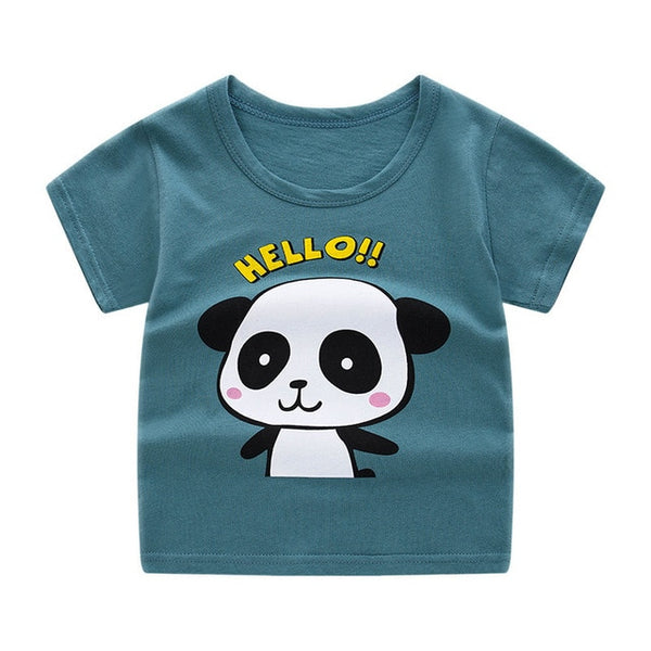 Children's short sleeve t-shirt cotton t-shirts boy kid boys and girls tops shirts children's Tshirt summer Tshirts