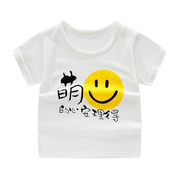 Children's short sleeve t-shirt cotton t-shirts boy kid boys and girls tops shirts children's Tshirt summer Tshirts