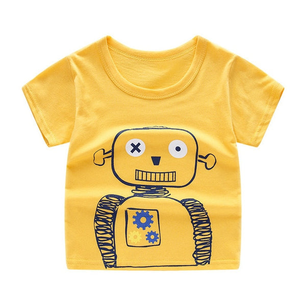 Children's short sleeve t-shirt cotton t-shirts boy kid boys and girls tops shirts children's Tshirt summer Tshirts