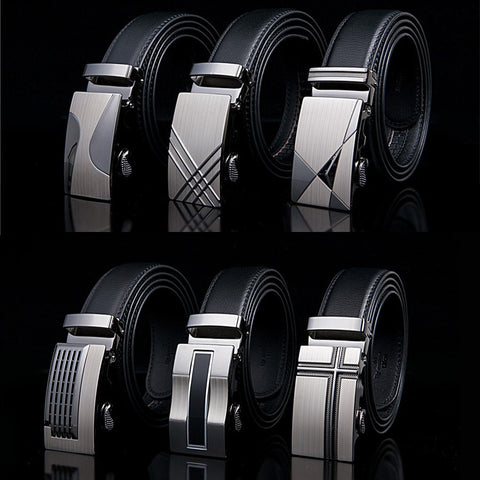 Famous Brand Belt New Male Designer Automatic Buckle Cowhide Leather men belt 110cm-150cm Luxury belts for men Ceinture Homme