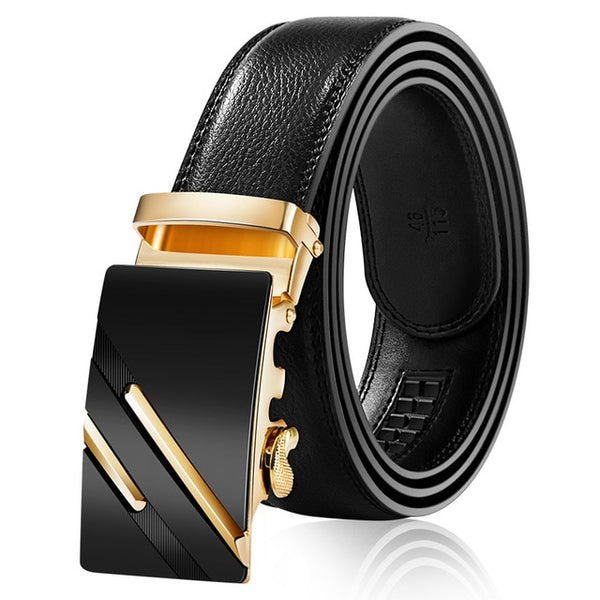 Famous Brand Belt New Male Designer Automatic Buckle Cowhide Leather men belt 110cm-150cm Luxury belts for men Ceinture Homme