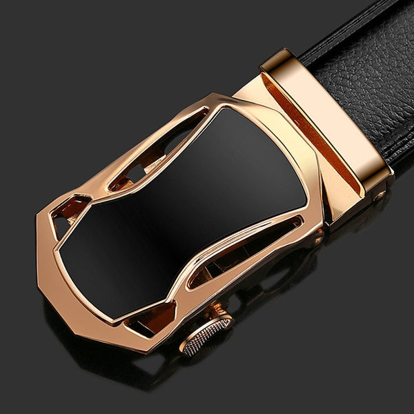 Famous Brand Belt New Male Designer Automatic Buckle Cowhide Leather men belt 110cm-150cm Luxury belts for men Ceinture Homme