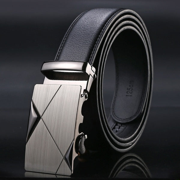 Famous Brand Belt New Male Designer Automatic Buckle Cowhide Leather men belt 110cm-150cm Luxury belts for men Ceinture Homme