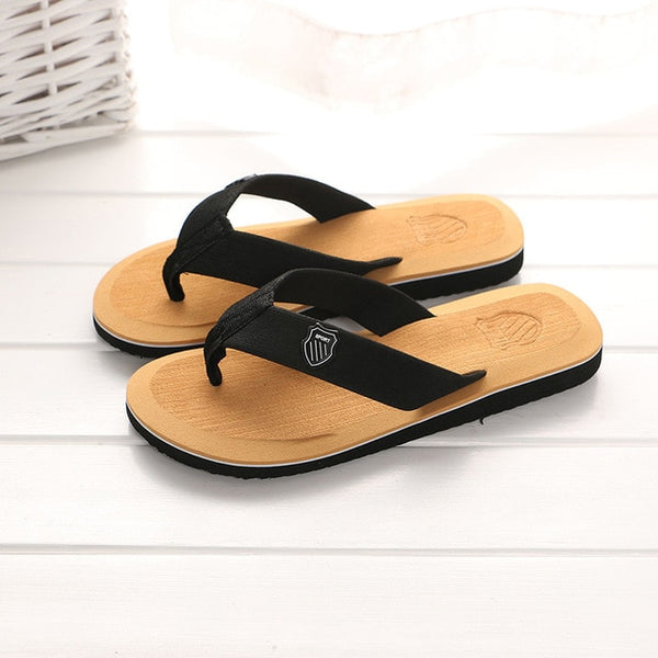 2020 New Arrival Summer Men Flip Flops High Quality Beach Sandals Anti-slip Zapatos Hombre Casual Shoes Wholesale A10