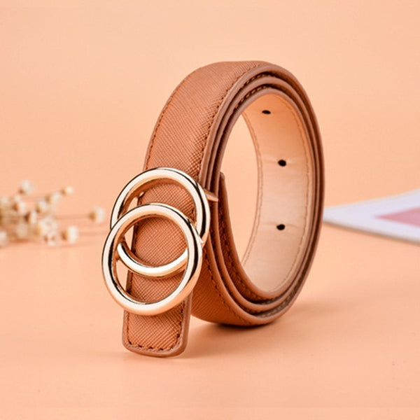 66 Styles 80cm Child PU Belt Gold Metal Round Buckle Short Waistband Boy Girl Kid Student Designer Jeans Transparent Waist Strap