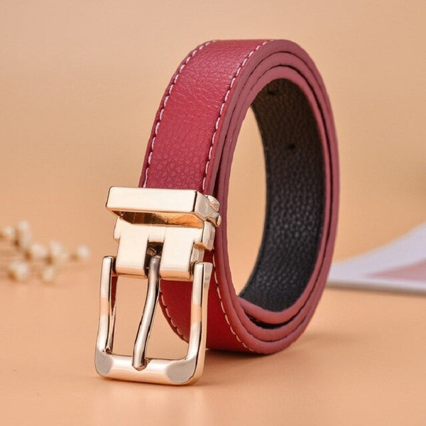 66 Styles 80cm Child PU Belt Gold Metal Round Buckle Short Waistband Boy Girl Kid Student Designer Jeans Transparent Waist Strap