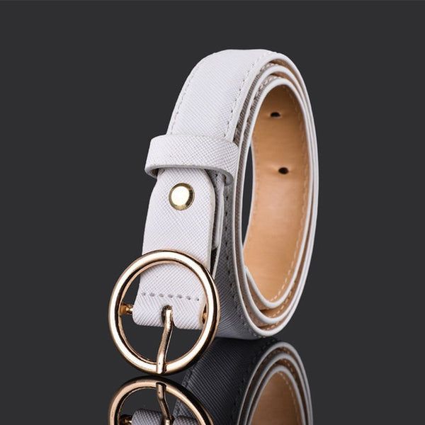 66 Styles 80cm Child PU Belt Gold Metal Round Buckle Short Waistband Boy Girl Kid Student Designer Jeans Transparent Waist Strap