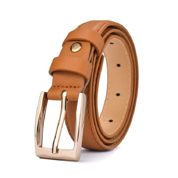 66 Styles 80cm Child PU Belt Gold Metal Round Buckle Short Waistband Boy Girl Kid Student Designer Jeans Transparent Waist Strap