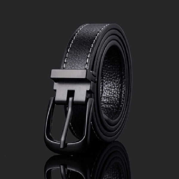 66 Styles 80cm Child PU Belt Gold Metal Round Buckle Short Waistband Boy Girl Kid Student Designer Jeans Transparent Waist Strap
