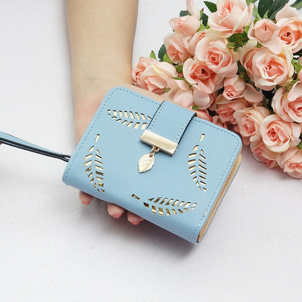 Wallet Female Women's Wallet Snap Coin Purse Phone Bag Bow Multi-card Bit Card Holder Purse Women Luxury  Billetera Mujer