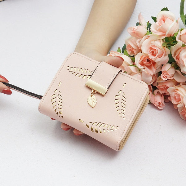 Wallet Female Women's Wallet Snap Coin Purse Phone Bag Bow Multi-card Bit Card Holder Purse Women Luxury  Billetera Mujer