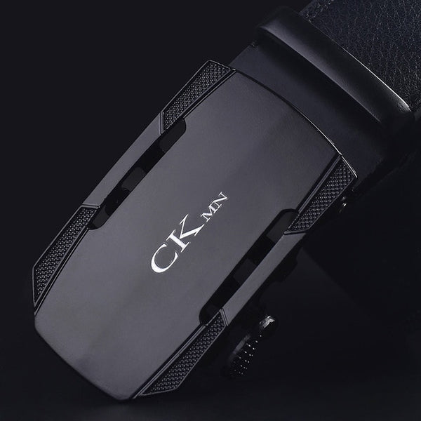 Top Quality Cow Genuine Leather Belt Men Genuine Luxury Leather Belts for Men Strap Male Metal Automatic Buckle