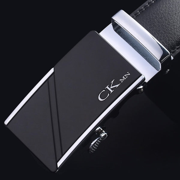 Top Quality Cow Genuine Leather Belt Men Genuine Luxury Leather Belts for Men Strap Male Metal Automatic Buckle