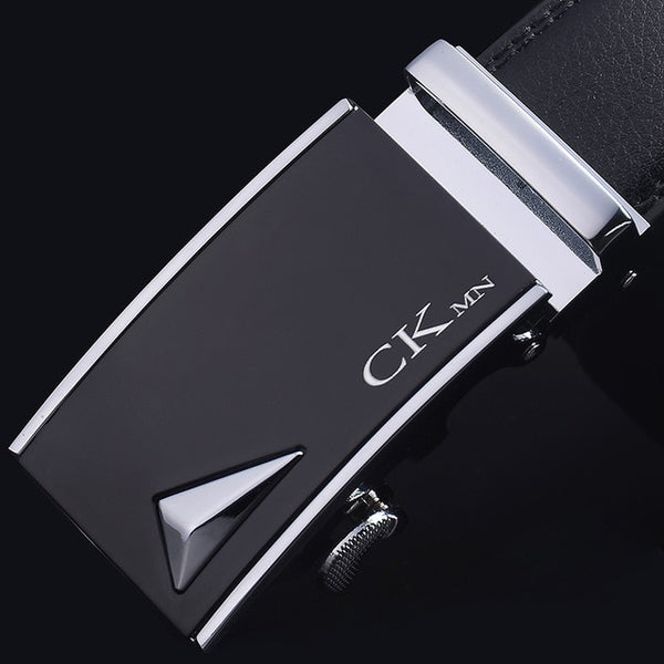 Top Quality Cow Genuine Leather Belt Men Genuine Luxury Leather Belts for Men Strap Male Metal Automatic Buckle