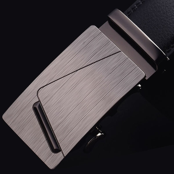 Top Quality Cow Genuine Leather Belt Men Genuine Luxury Leather Belts for Men Strap Male Metal Automatic Buckle