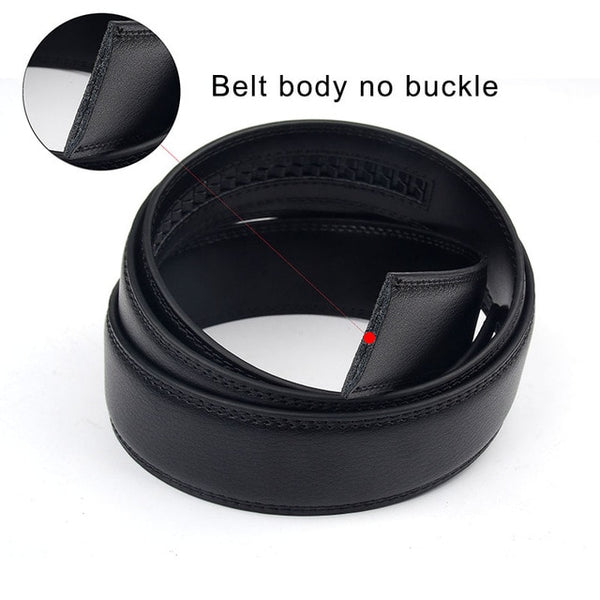 Top Quality Cow Genuine Leather Belt Men Genuine Luxury Leather Belts for Men Strap Male Metal Automatic Buckle