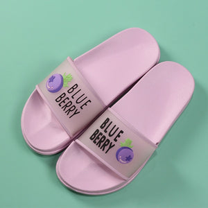 2020 Summer Slippers Shoes Women cute Fruit Jelly Color Transparent open Toe Flip Flops Clear Outdoor Beach Slides Sandals