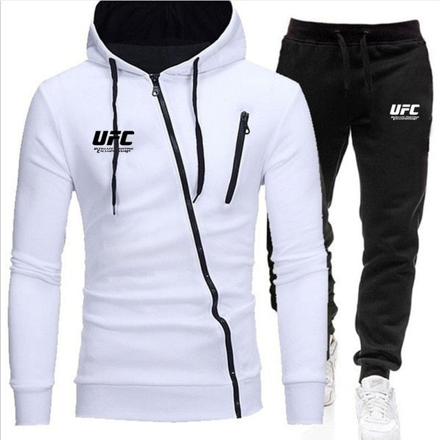 Quality New Men Set Zipper Hoodies Pants Sets Male Tracksuit Men's Casual Slim Fit Sportswear Male Brand Sweat Shirts Clothing