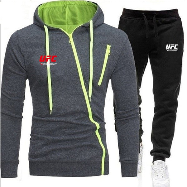 Quality New Men Set Zipper Hoodies Pants Sets Male Tracksuit Men's Casual Slim Fit Sportswear Male Brand Sweat Shirts Clothing