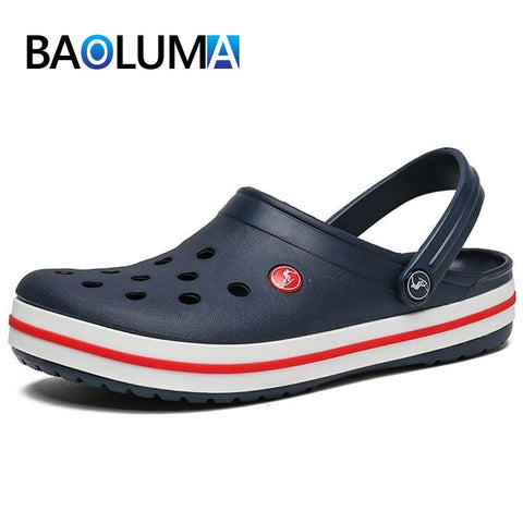 Men Shoes Summer Men Sandals Slip-on Men Beach Sandals Outdoor Non-slip Men Men's Summer Shoes Crocks Croc Sandalias Hombre