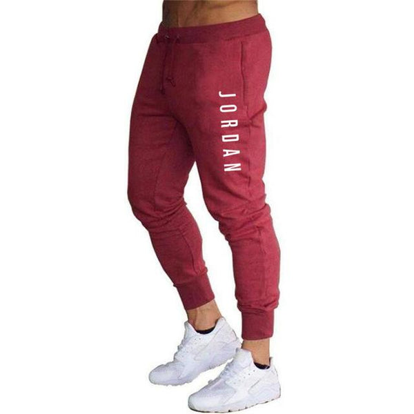 NEW 2020 Men Casual JORDAN Pants Long Trousers Tracksuit Gym Sport Workout Joggers Solid Pockets Sweatpants Plus Size M-XXL