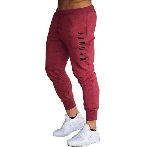 NEW 2020 Men Casual JORDAN Pants Long Trousers Tracksuit Gym Sport Workout Joggers Solid Pockets Sweatpants Plus Size M-XXL