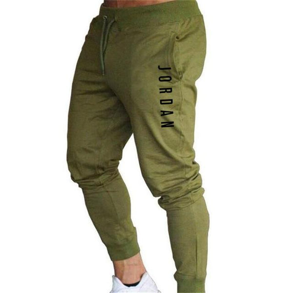 NEW 2020 Men Casual JORDAN Pants Long Trousers Tracksuit Gym Sport Workout Joggers Solid Pockets Sweatpants Plus Size M-XXL