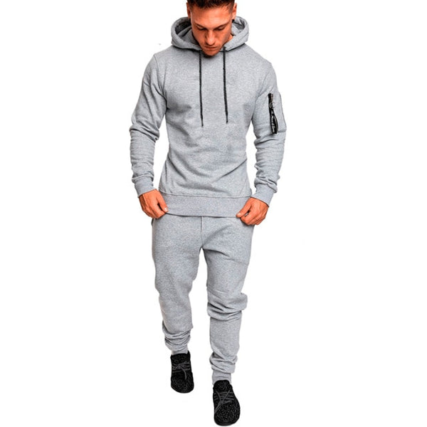 Mens New Sets Camouflage Autumn Running Casual Jogger Tracksuit Men Sweatshirt Sports Set Gym Zipper Slim Fit Male Sport Suit