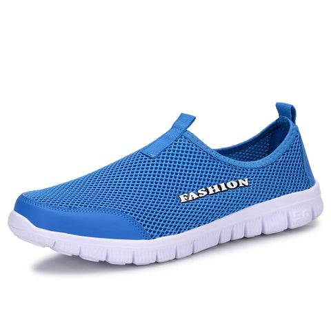 New Summer Breathable Comfortable Mesh Male Casual Shoes Lover Trainers Walking Outdoor  Men Lightweight Sneakers