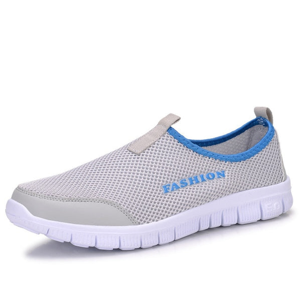 New Summer Breathable Comfortable Mesh Male Casual Shoes Lover Trainers Walking Outdoor  Men Lightweight Sneakers