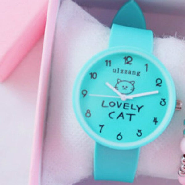 Children Watch  Girl Princess Pink Girl Jelly Lovely Soft Younger Kids Watches