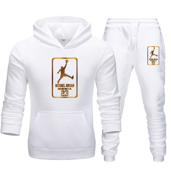 New Men Hoodies Suit  Tracksuit Sweatshirt Suit Fleece Hoodie+Sweat pants Jogging Homme Pullover 3XL Sporting Suit Male