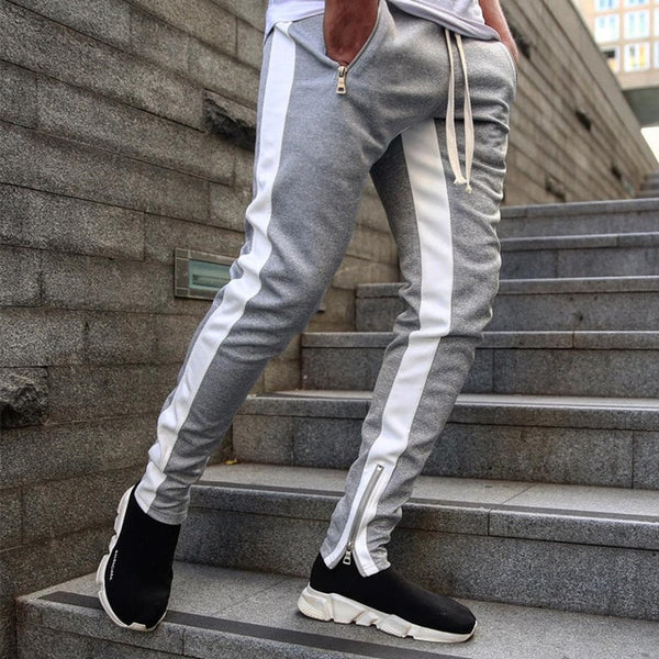 Mens Joggers Casual Pants Fitness Men Sportswear Tracksuit Bottoms Skinny Sweatpants Trousers Black Gyms Jogger Track Pants