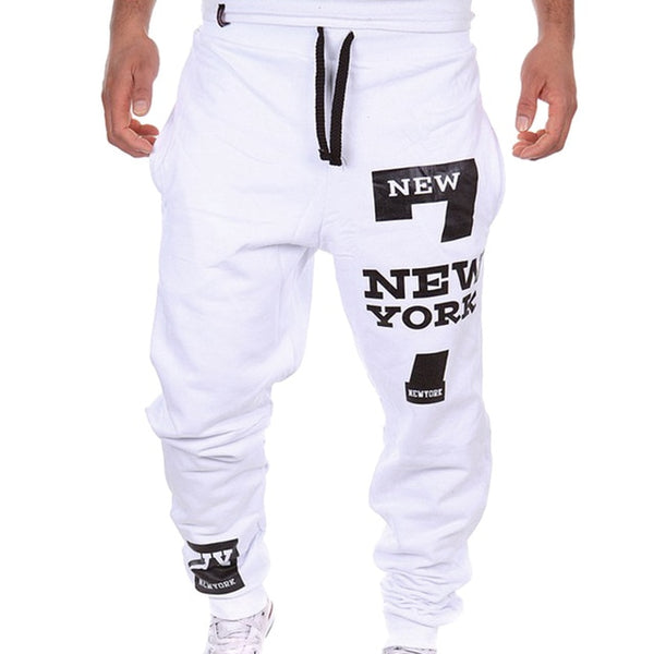 Mens Joggers Casual Pants Fitness Men Sportswear Tracksuit Bottoms Skinny Sweatpants Trousers Black Jogger Track Pants