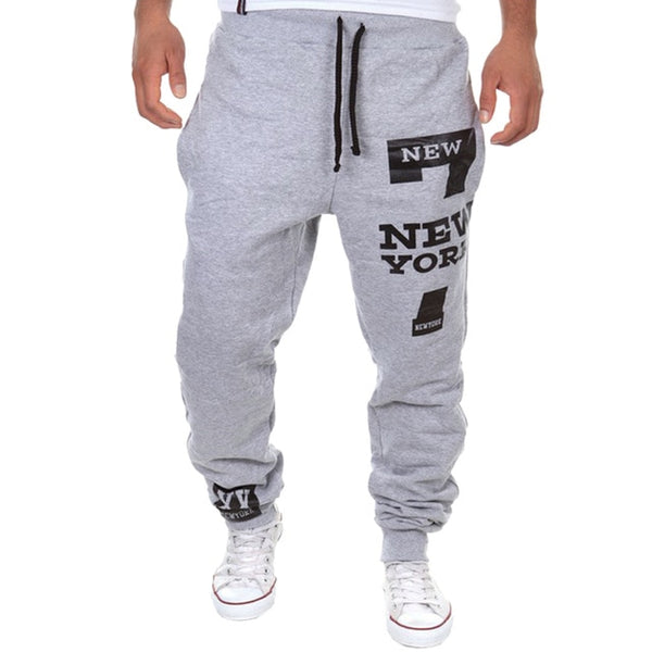 Mens Joggers Casual Pants Fitness Men Sportswear Tracksuit Bottoms Skinny Sweatpants Trousers Black Jogger Track Pants