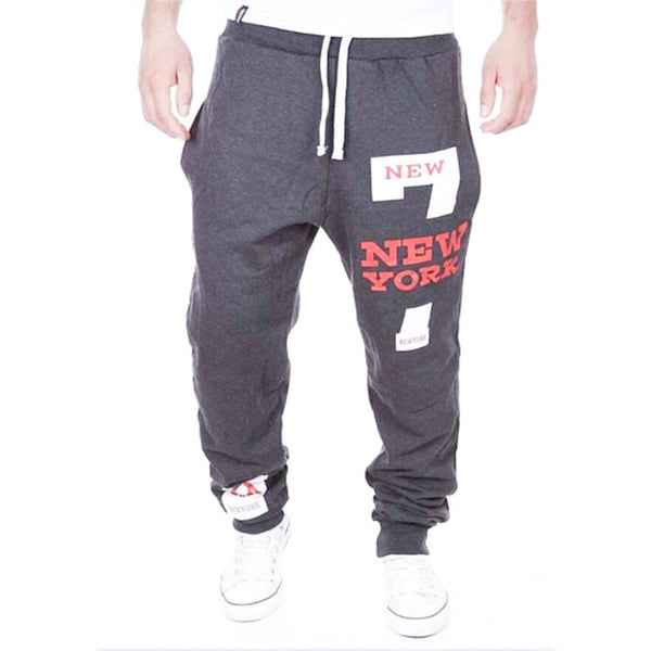 Mens Joggers Casual Pants Fitness Men Sportswear Tracksuit Bottoms Skinny Sweatpants Trousers Black Jogger Track Pants