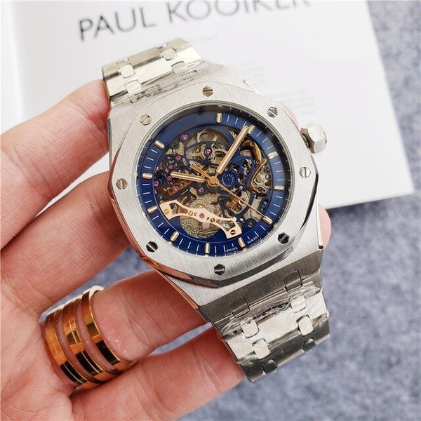 904L Luxury Rhombus 42mm Automatic Mechanical Watches Stainless Steel Sapphire Men Watch 7620