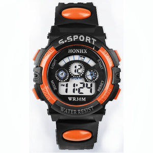 Life Waterproof Watch Children Boy Digital Led Watch Kid Quartz Alarm Date Sports Wristwatch Детские Цифровые Часы С Дисплеем D3