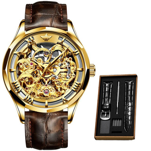 men watches 2020 luxury men mechanical wristwatch Classic Automatic Watch Men Skeleton männer mechanische armbanduhren