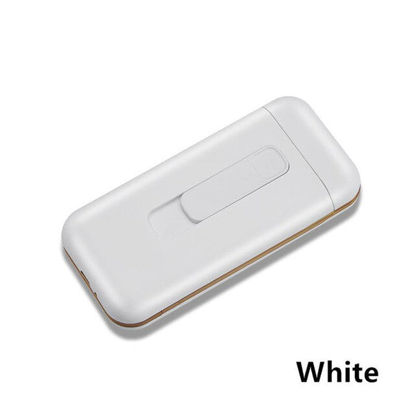 20pcs Capacity Cigarette Case Box with USB Electronic Lighter for Slim Cigarette Waterproof Cigarette Holder Plasma Lighter